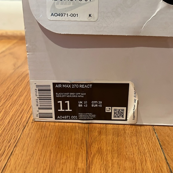 NIKE AIR MAX 270 REACT - Picture 6 of 9